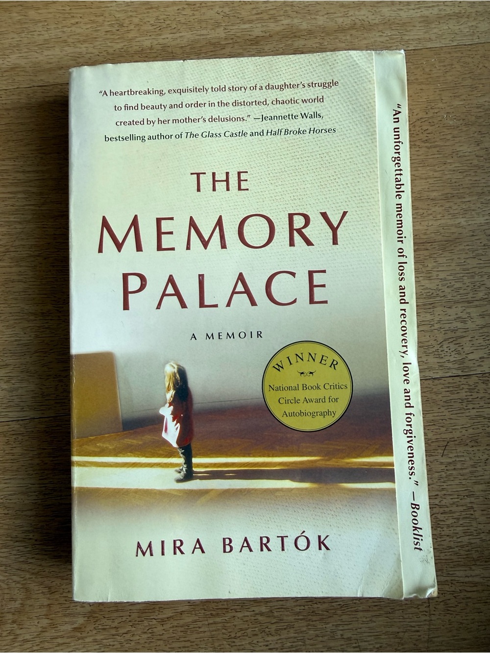 📚3 for $12📚 The Memory Palace by Mira Bartók - Cream & Brown Cover